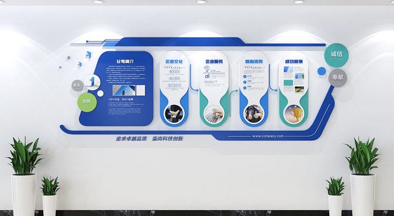 高顏值文化墻有哪些？快來圍觀！